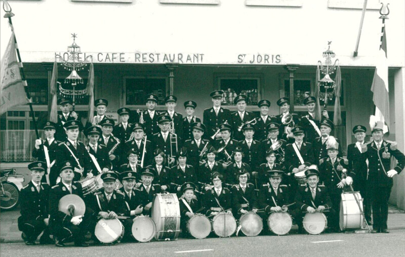 Harmonie Kunst en Vriendschap tijdens het 90-jarig bestaan in 1966